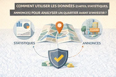 Comment utiliser les données (cartes, statistiques, annonces) pour analyser un quartier avant d’investir ?