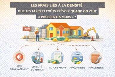 Les frais liés à la densité : quelles taxes et coûts prévoir quand on veut « pousser les murs » ?