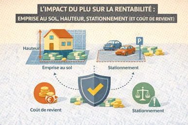 L’impact du PLU sur la rentabilité : emprise au sol, hauteur, stationnement (et coût de revient)