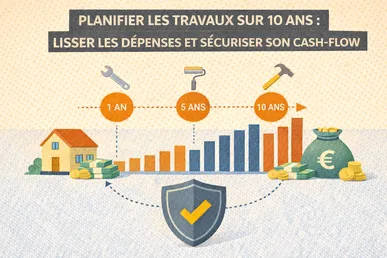 Planifier les travaux sur 10 ans : lisser les dépenses et sécuriser son cash-flow
