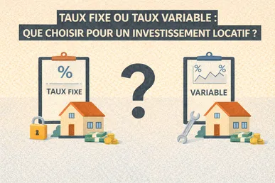 Taux fixe ou taux variable : que choisir pour un investissement locatif ?
