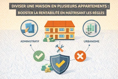 Diviser une maison en plusieurs appartements : booster la rentabilité en maîtrisant les règles