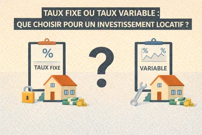 Taux fixe ou taux variable : que choisir pour un investissement locatif ?